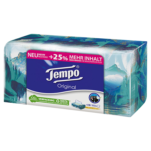 TEMPO Original Taschentücher Box  1X100 St