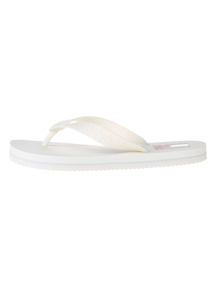 Tommy Hilfiger Shoes Zehentrenner in Creme günstig kaufen 39