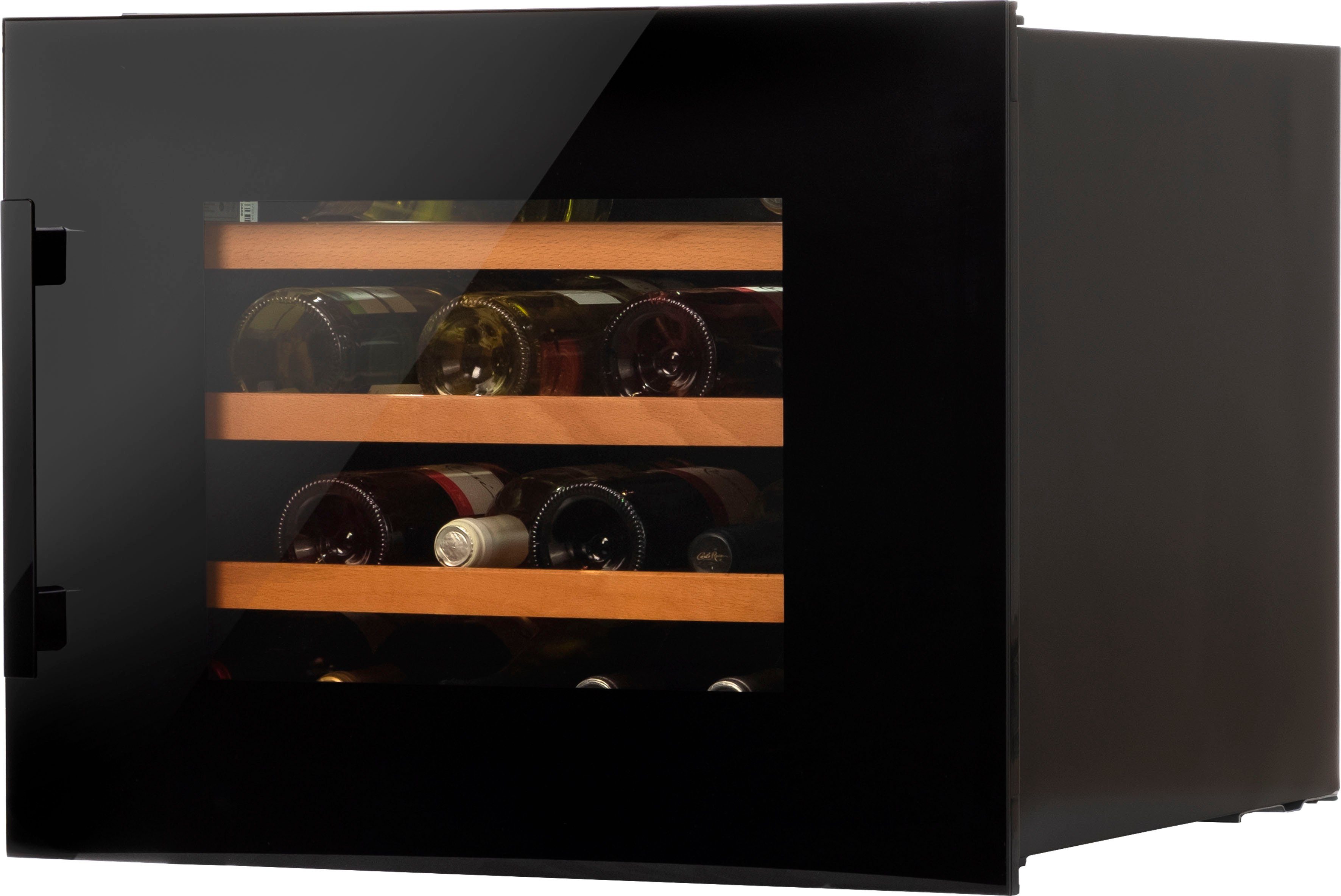 Amica Einbauweinkühlschrank WK 341 200 S, für 24 Standardflaschen á 0,75l,LED-Beleuchtung