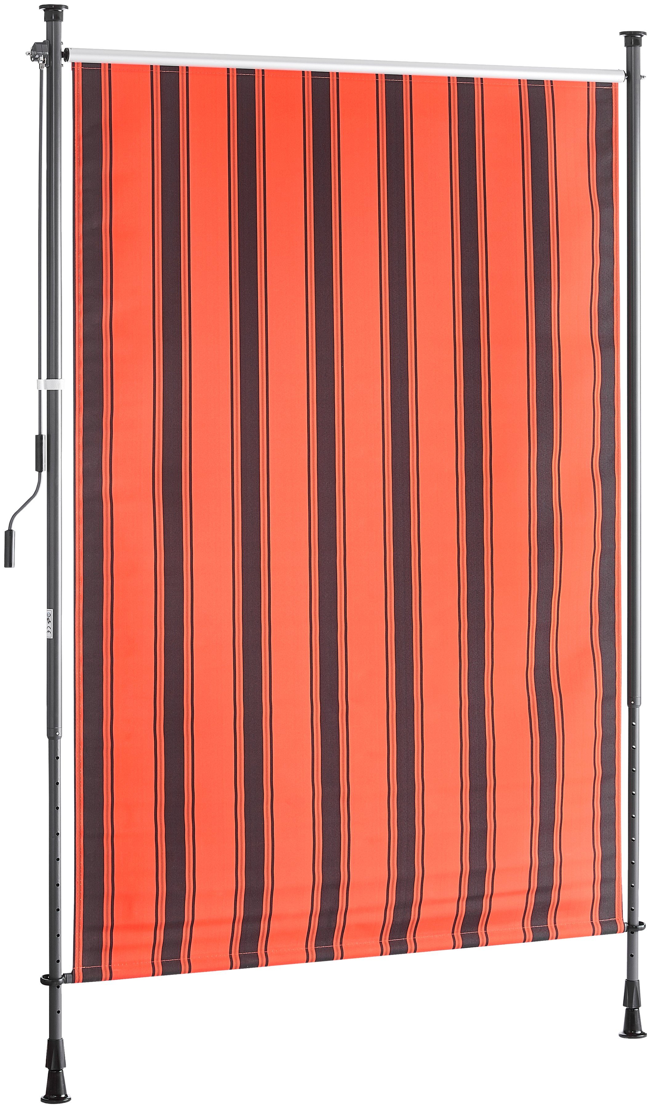 KONIFERA Senkrechtmarkise Klemmmarkise BxH: 150x225 cm, mit Teleskop-Funktion