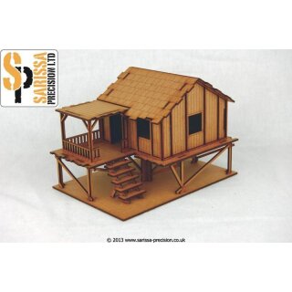Planked-Style Village House (28 mm)