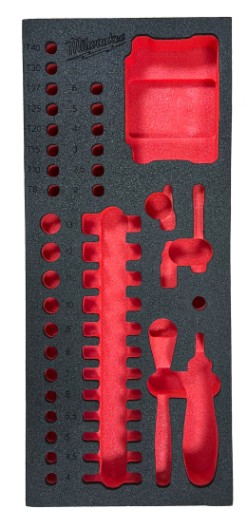 Milwaukee Accessoires 4932499294 Vervangende foam inlay voor 1/4