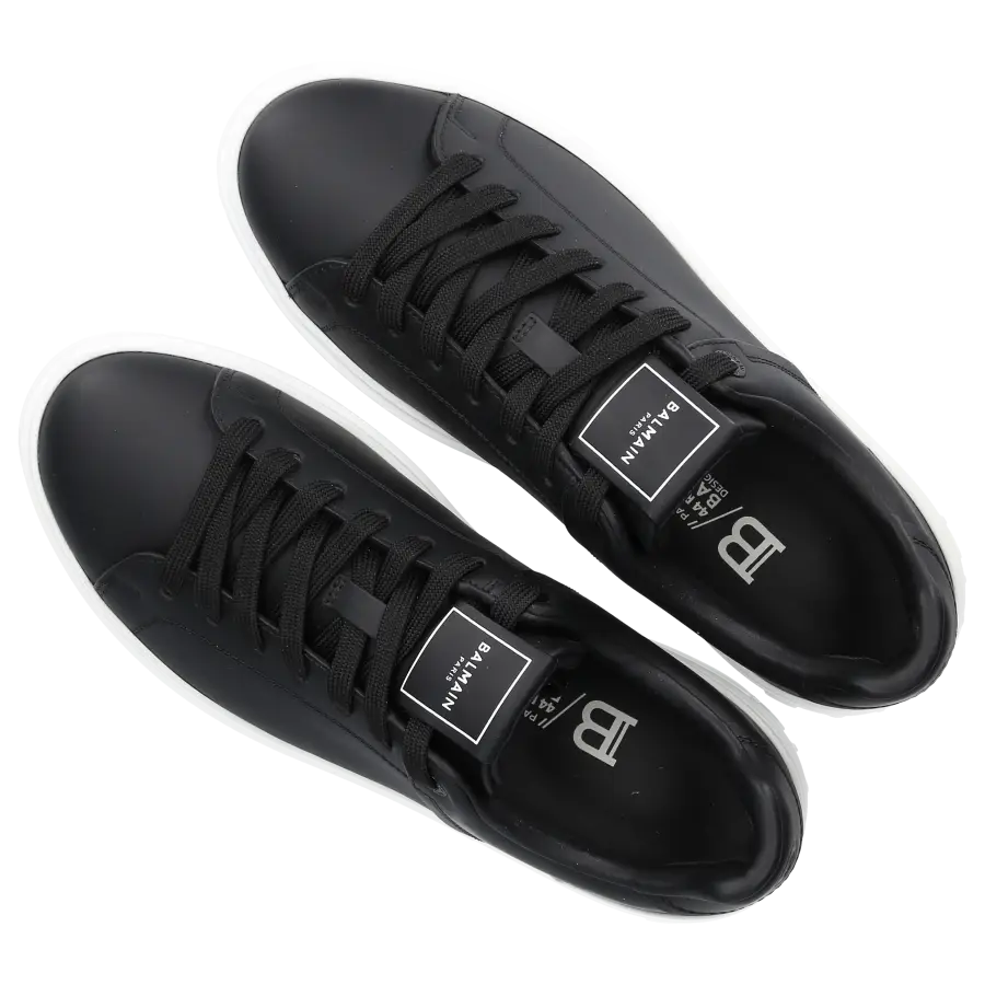 Balmain - Sneaker low B-COURT Kalbsleder - schwarz