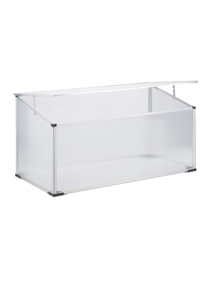 relaxdays Frühbeet in Transparent - (B)100 x (H)50 x (T)50 cm günstig kaufen onesize