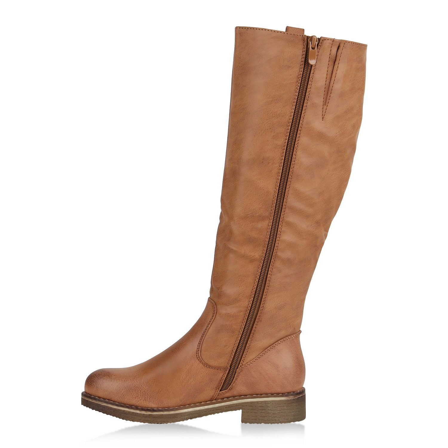 VAN HILL 819556 Stiefel im Basic-Look und einem Blockabsatz