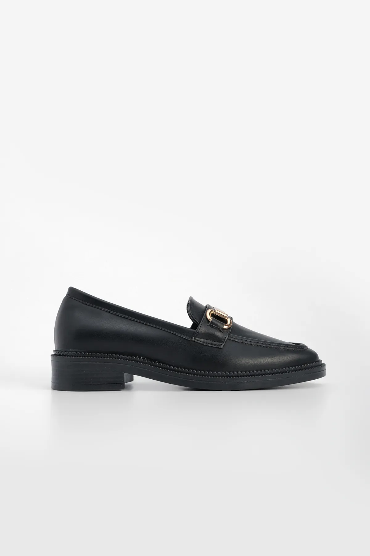 Marjin  Loafer - Schwarz - Blockabsatz