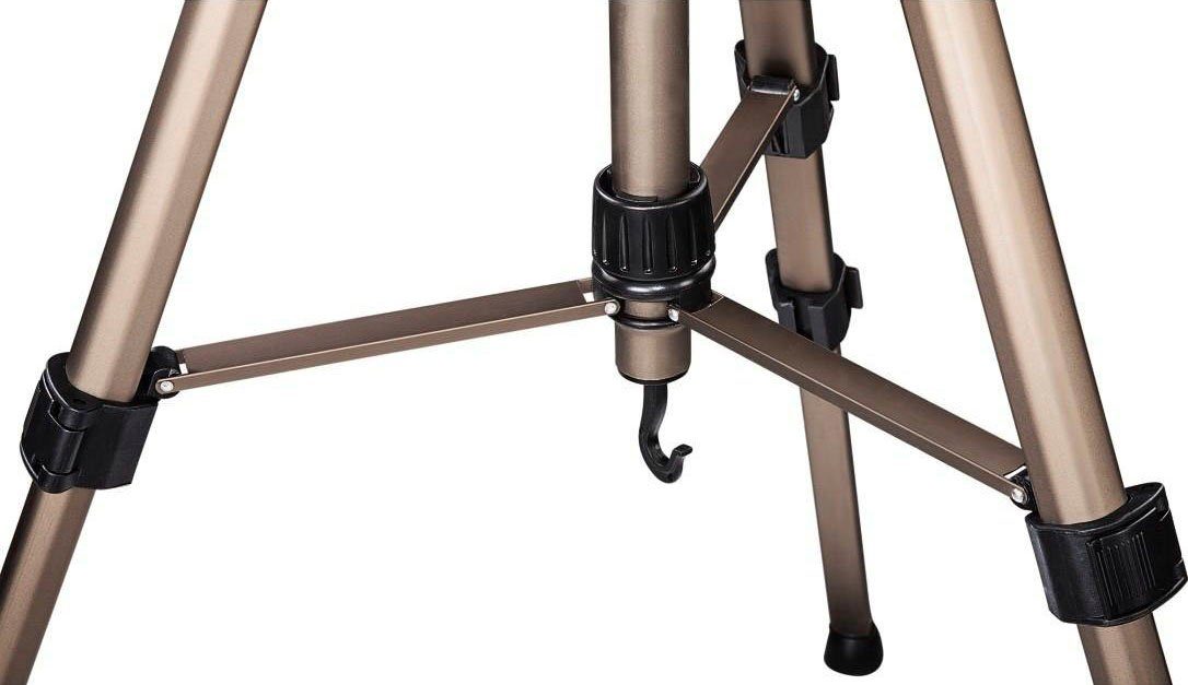 Hama Dreibein Fotostativ, Kamera Stativ, 3-Wege-Kopf, Star 63, 66-166 cm Dreibeinstativ