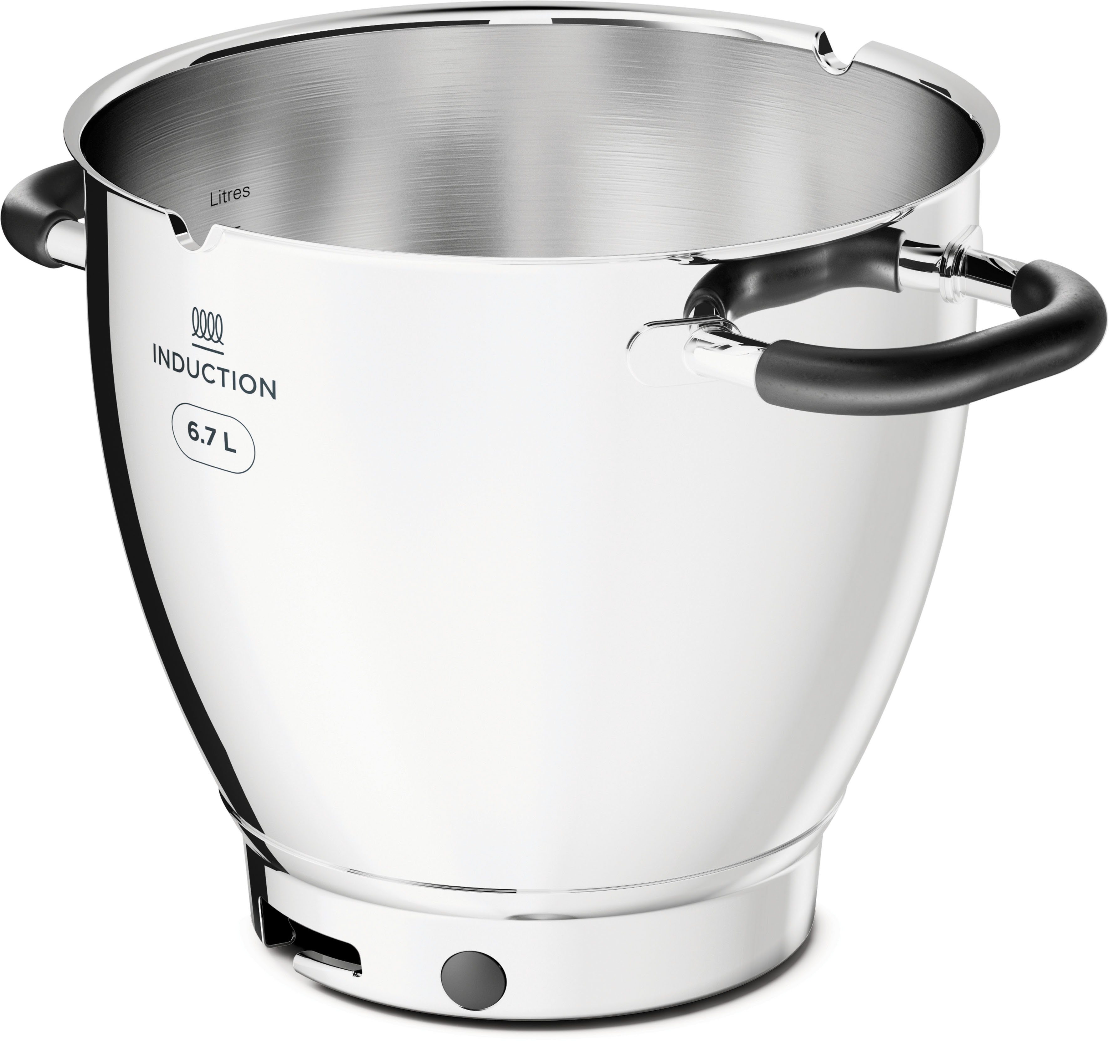 KENWOOD Küchenmaschine mit Kochfunktion Cooking Chef XL KCL95.424SI, 1500 W, 6,7 l Schüssel, mit integrierter Waage und umfangreichem Zubehör
