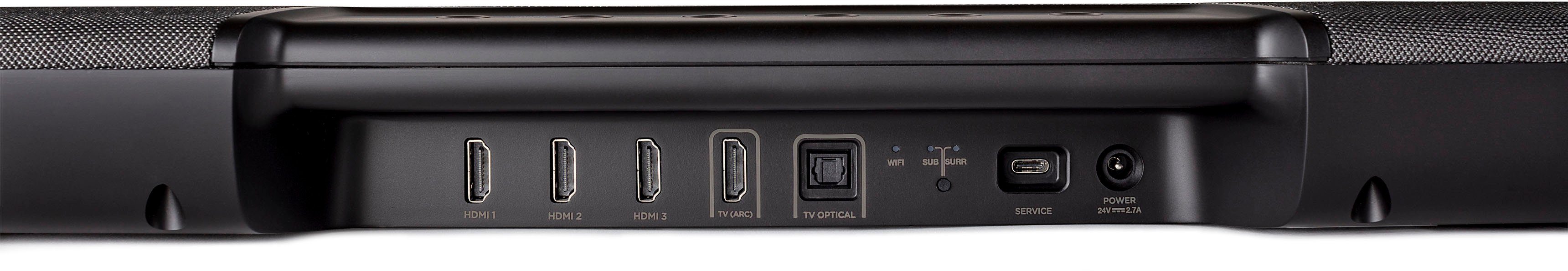 Polk Magnifi Max AX SR Heimkinosystem (Bluetooth, LAN (Ethernet), WLAN, Wireless-Surround-Lautsprechern und Subwoofer)