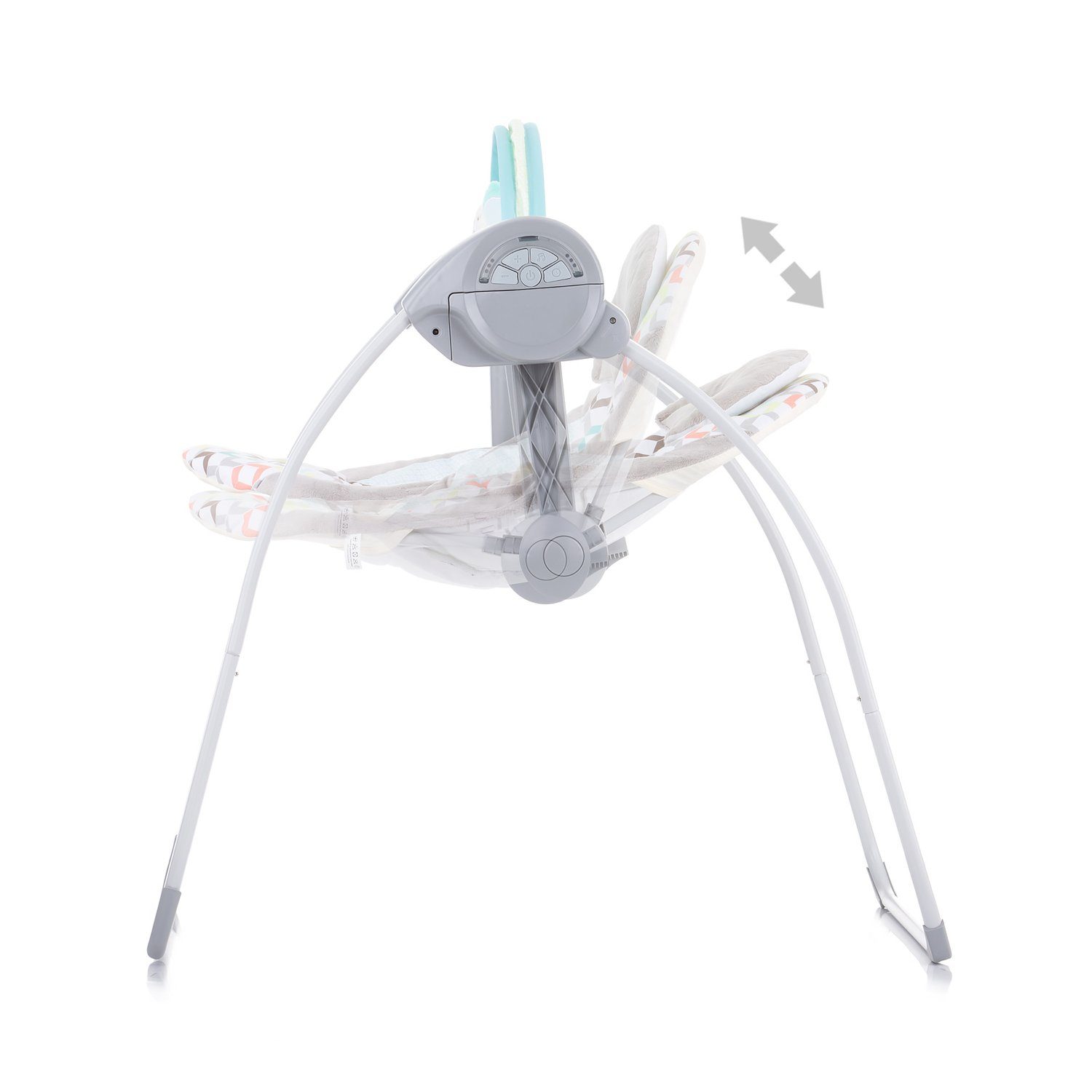 Chipolino Babywippe Babywippe Felicity, klappbar Musik, Schaukelfunktion, Spielbogen, Timer