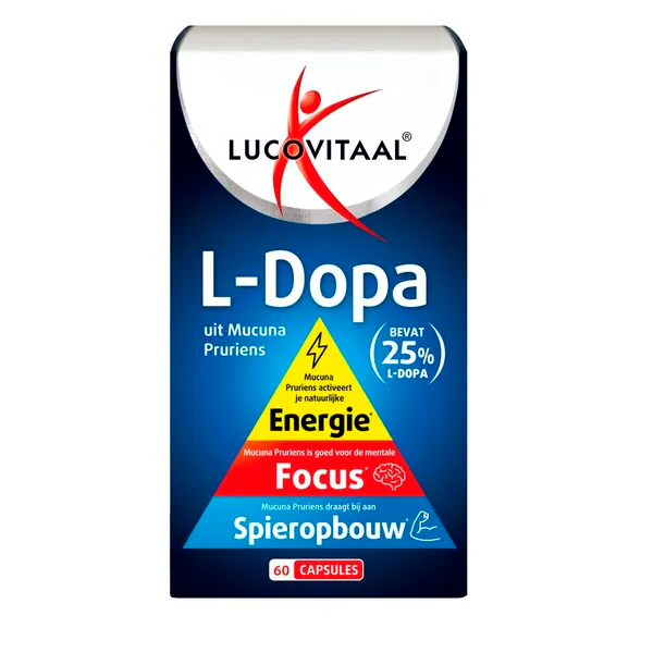 Lucovitaal L-Dopa Mucuna Pruriens kapsule 60 kosov