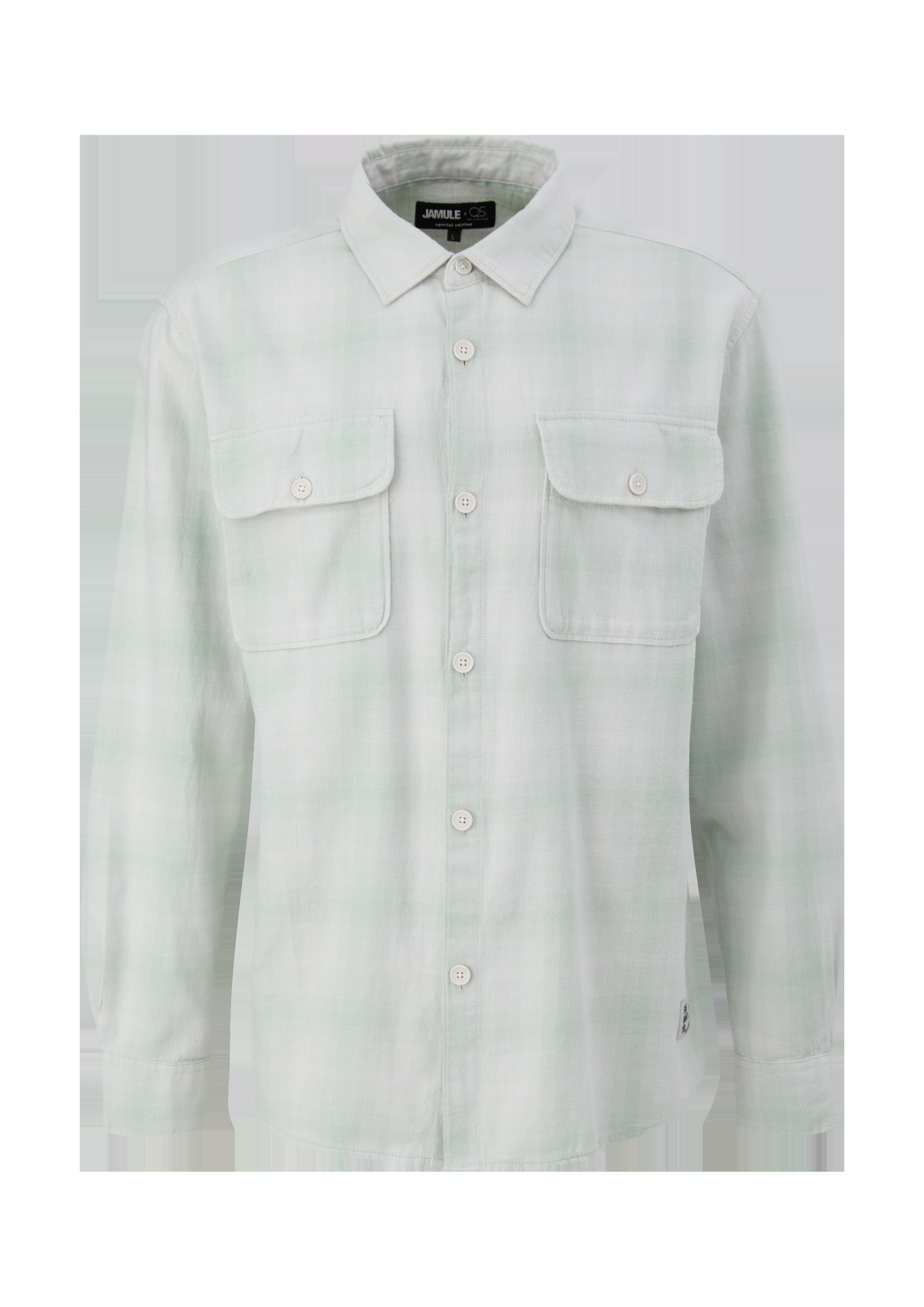 QS x JAMULE Flanellhemd mit Karomuster  2127144-61N0
