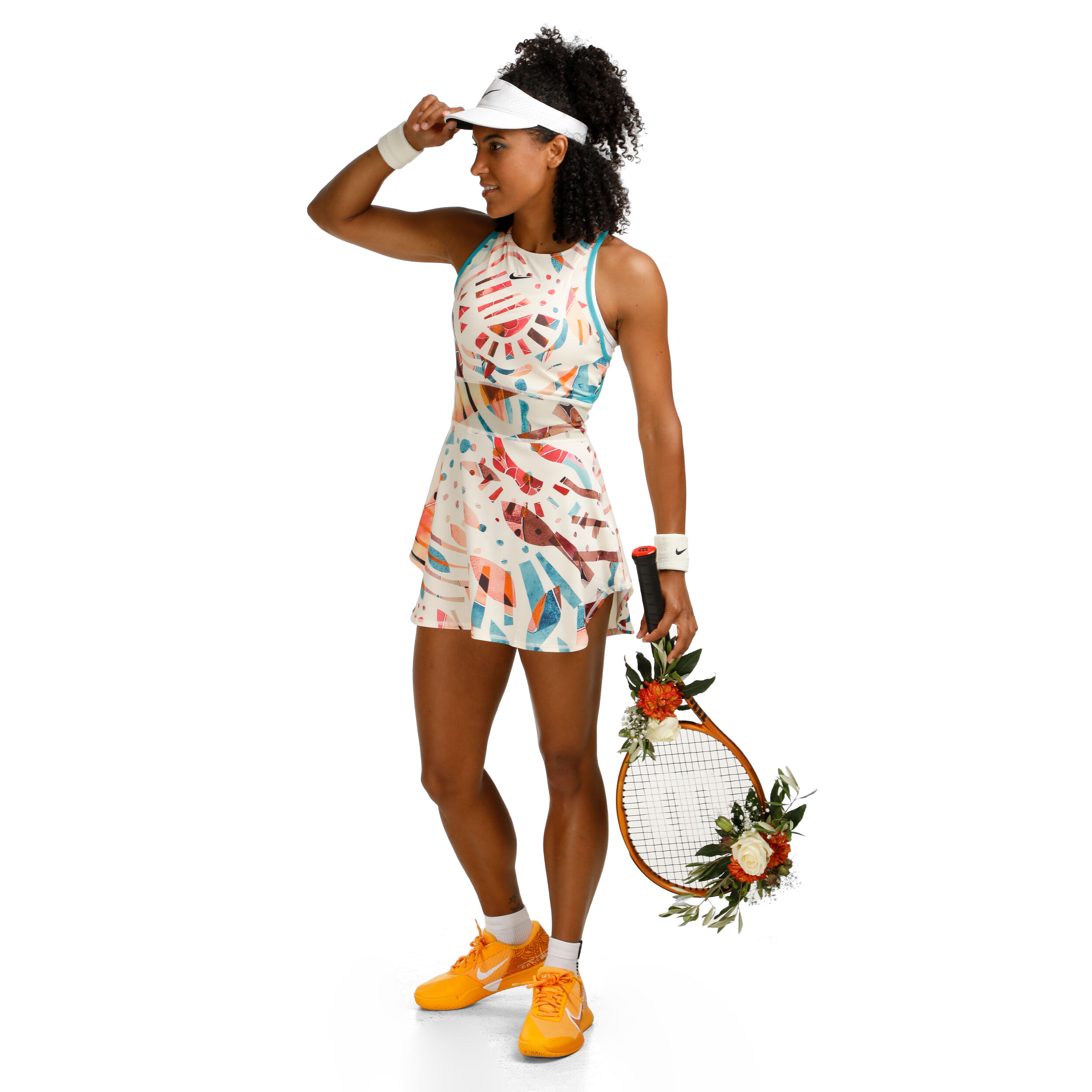 Dri-Fit Court Slam Kleid Damen - Mehrfarbig