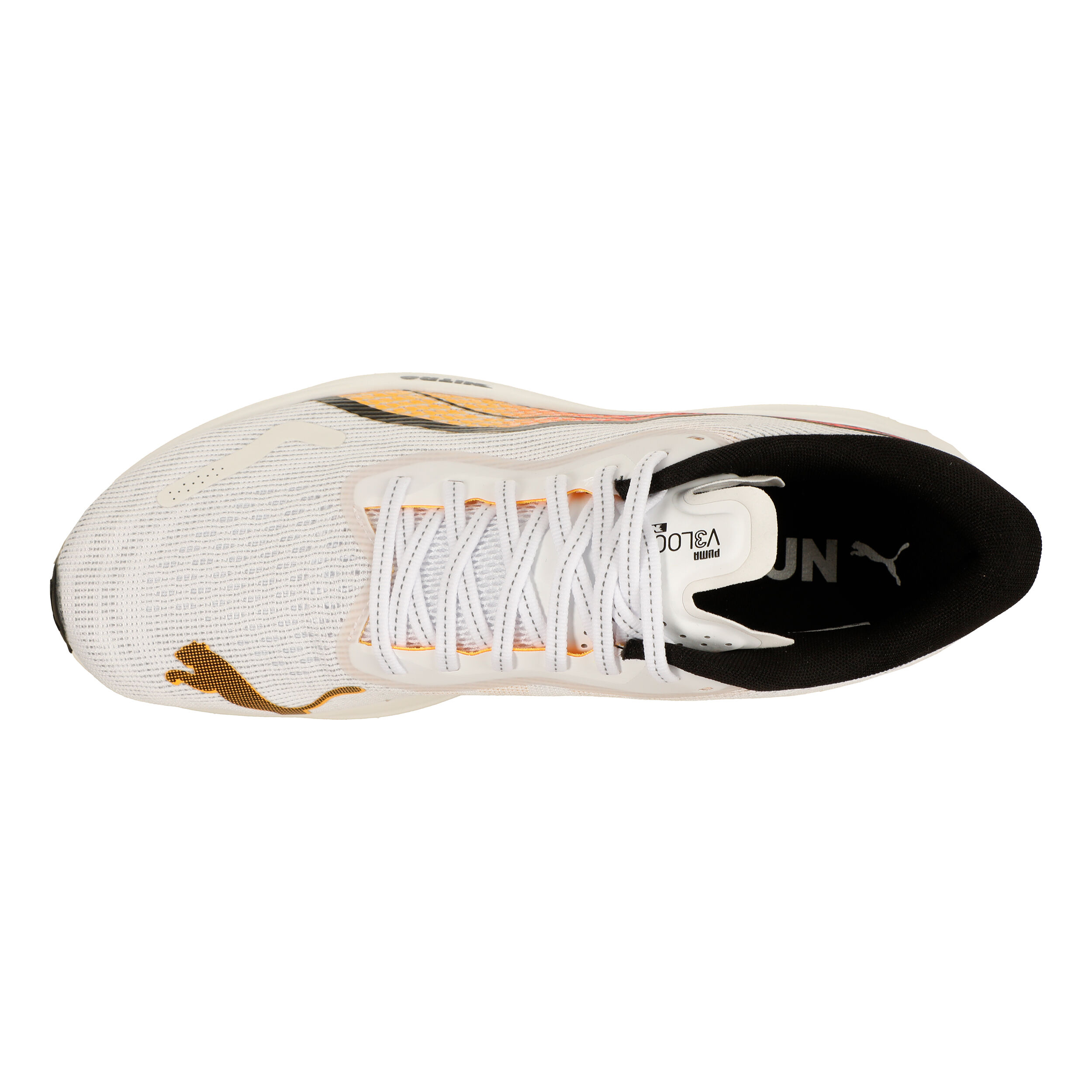 Velocity Nitro 3 Neutralschuh Herren - Weiß, Orange