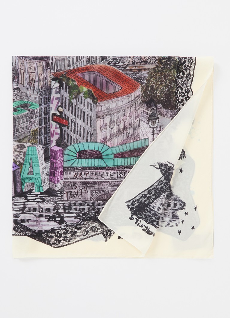 Zadig&Voltaire Blondie silkkihuivi 85 x 85 cm