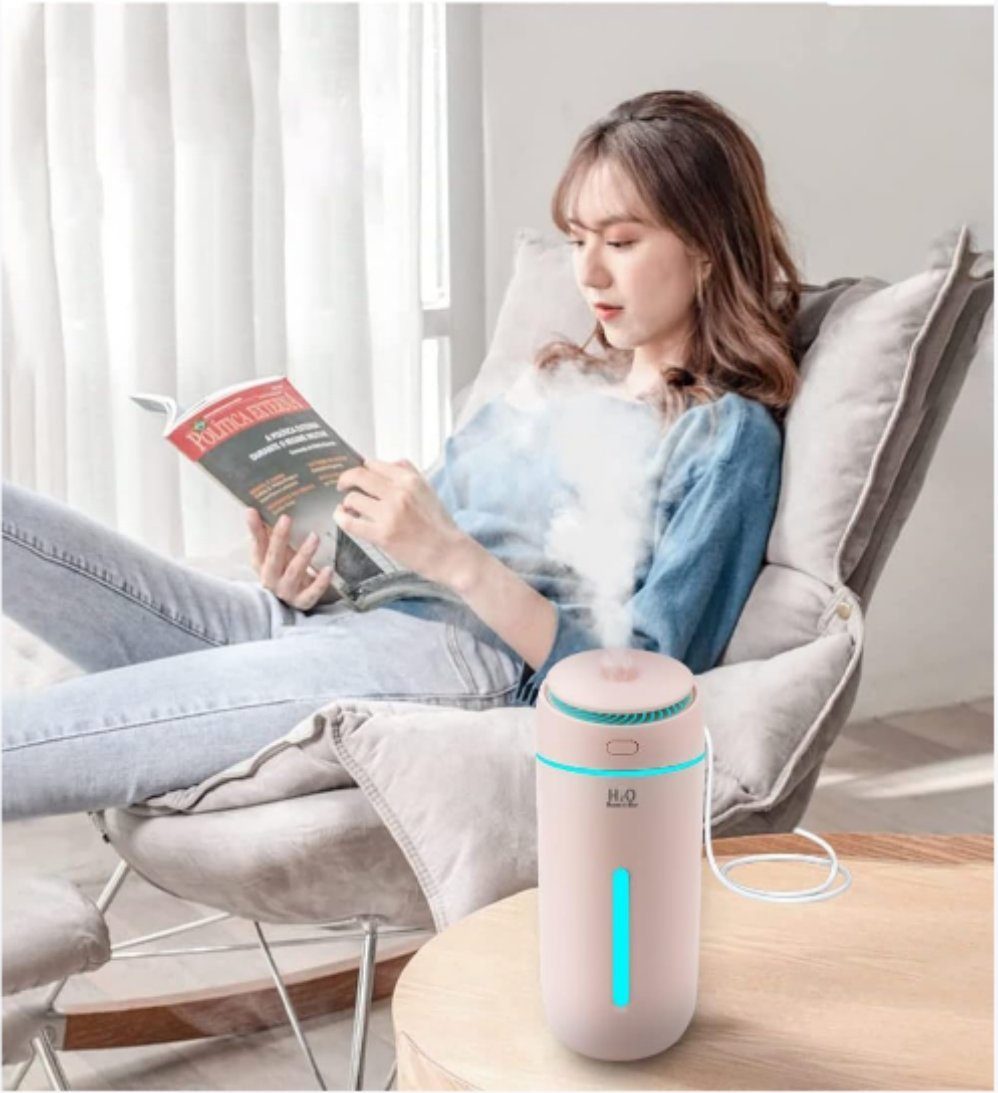 MOUTEN Diffuser Kleiner 400-ml-Luftbefeuchter für das Schlafzimmer