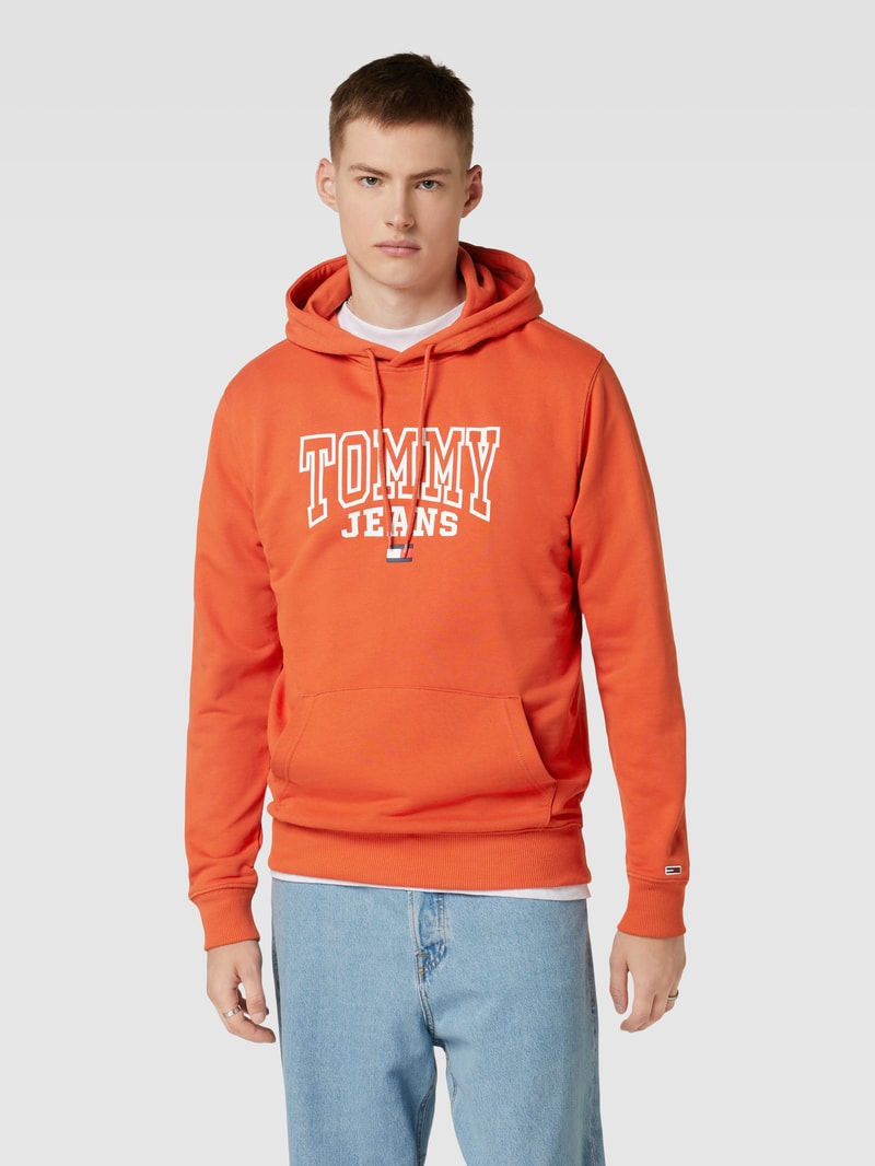 Hoodie mit Label-Print Modell 'ENTRY GRAPHIC' in rot