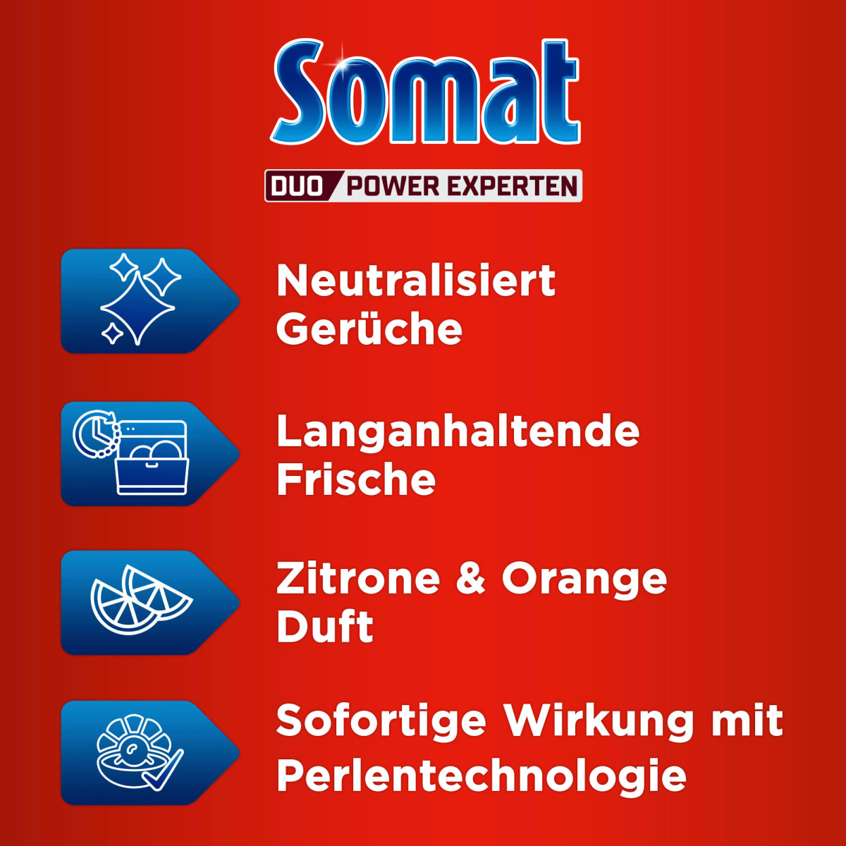 Spülmaschinen-Deo Duo-Perls Zitrone & Orange, 1 St