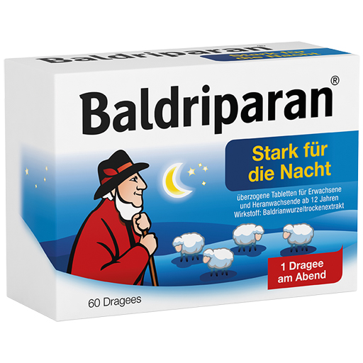 BALDRIPARAN Stark für die Nacht überzogene Tab.  60 St  Tabletten, überzogen