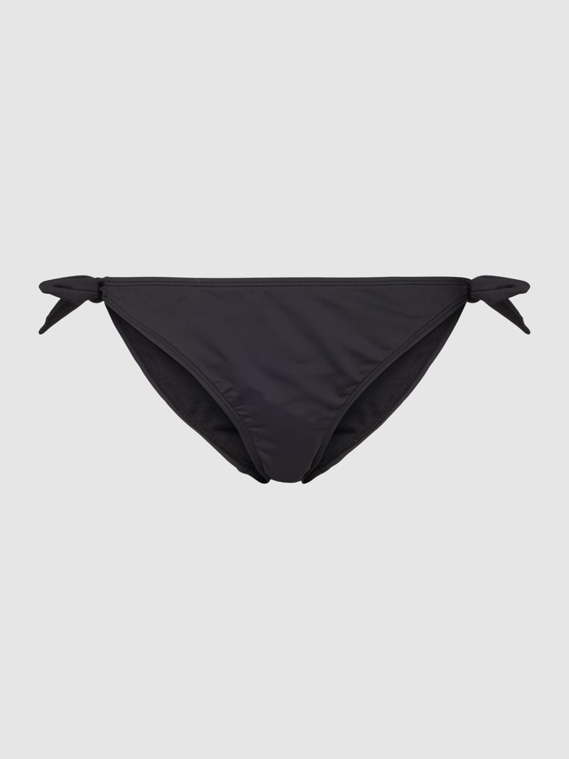 Bikini-Slip mit Label-Detail in schwarz