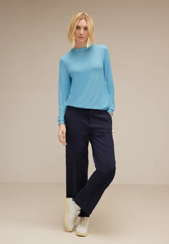 Street One Langarmshirt mit Gummisaum