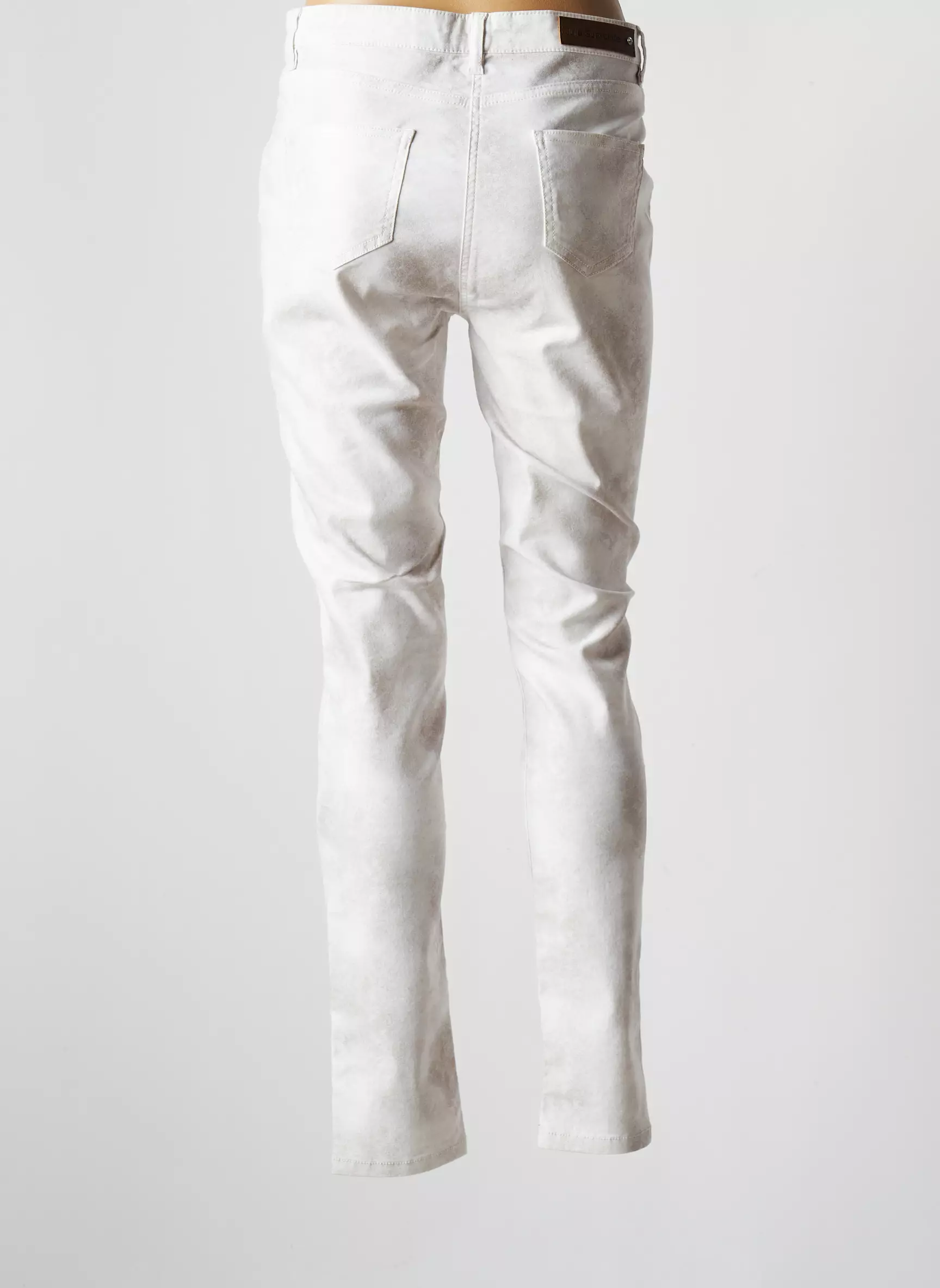 Julie Guerlande Pantalons Slim Femme couleur blanc