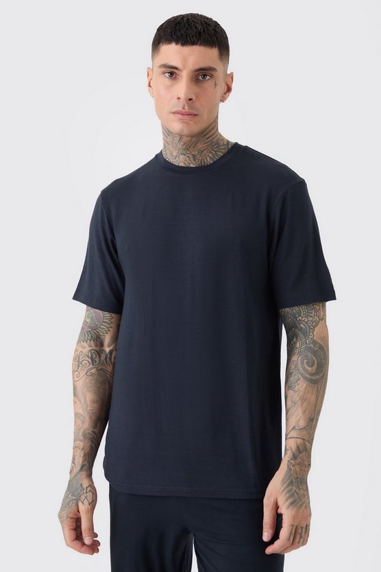 Tall Premium Loungewear T-Shirt mit Detail