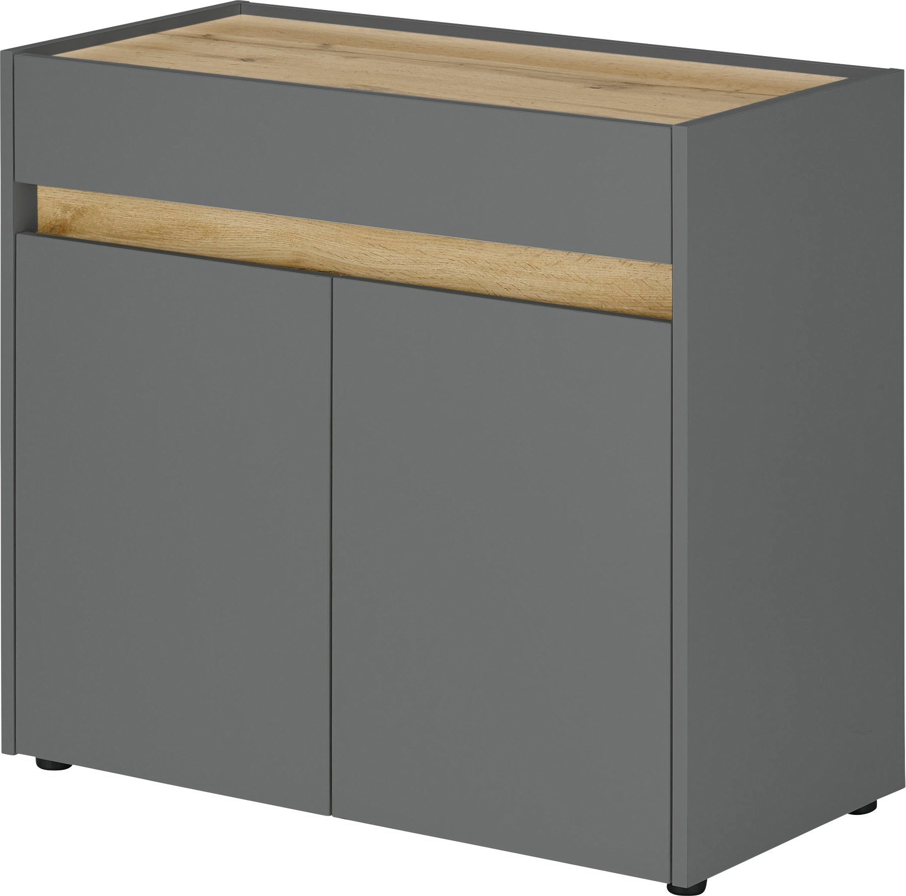 INOSIGN Kommode CiTY/GiRON, Aktenschrank, wohnliches Home Office, Breite 80 cm