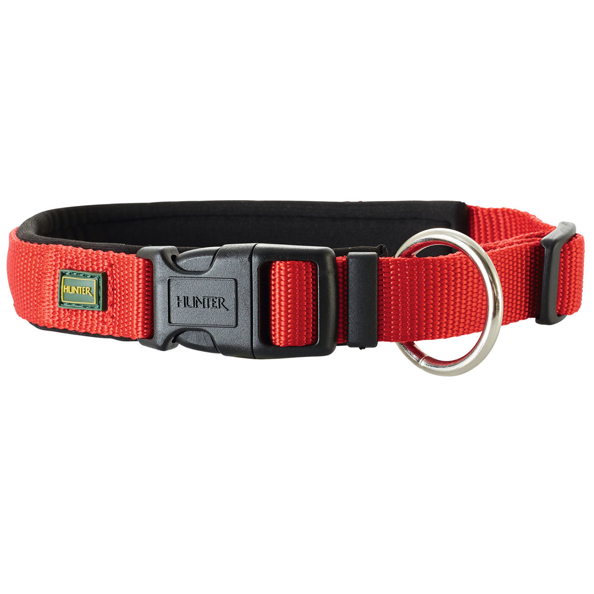 Hunter Neopren Vario Plus Halsung rot/schwarz kaufen bei ZooRoyal