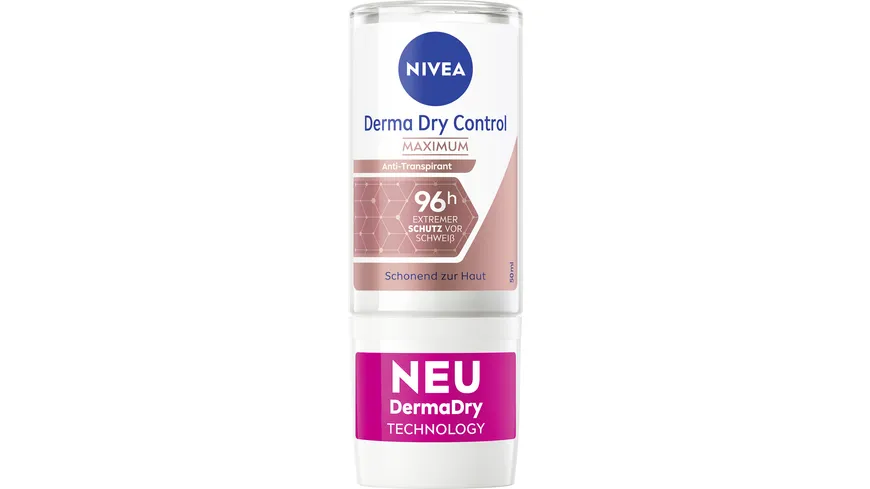 NIVEA Deo Roll-On Derma Dry Control Maximum Anti-Transpirant 50 ml