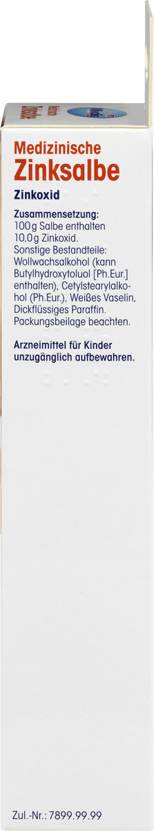 Medizinische Zinksalbe, 100 ml