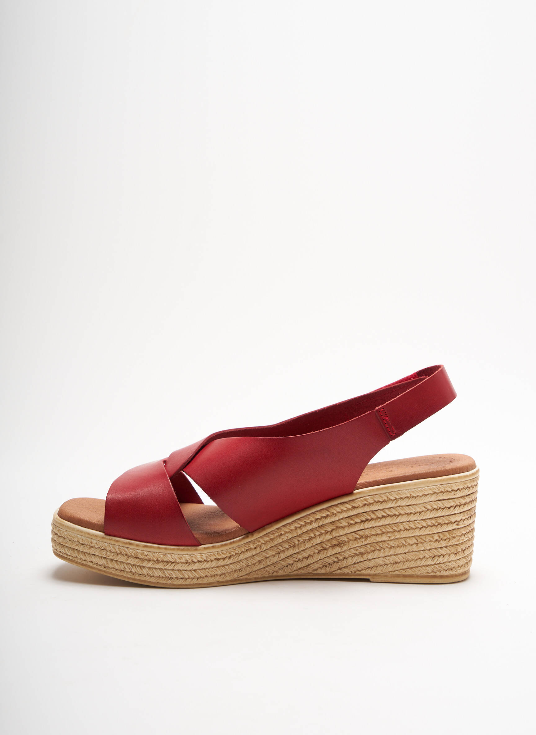 Eva Frutos Sandales Nu Pieds Femme couleur rouge