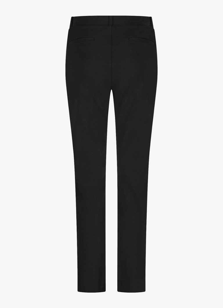Studio Anneloes Anne mid-waist tapered fit cropped trousers with side pockets