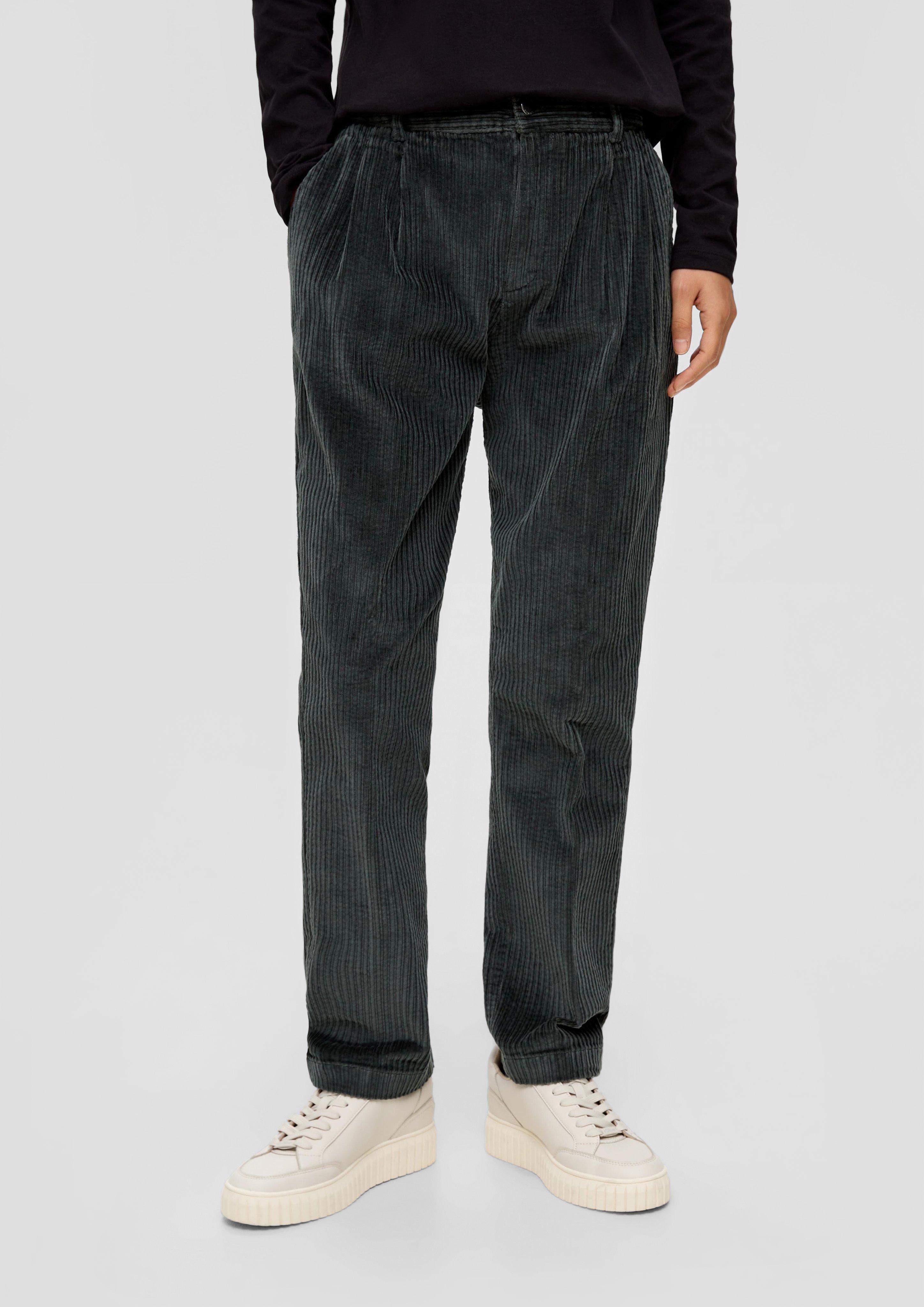 Regular: Bundfaltenhose aus Cord  2138060-7909