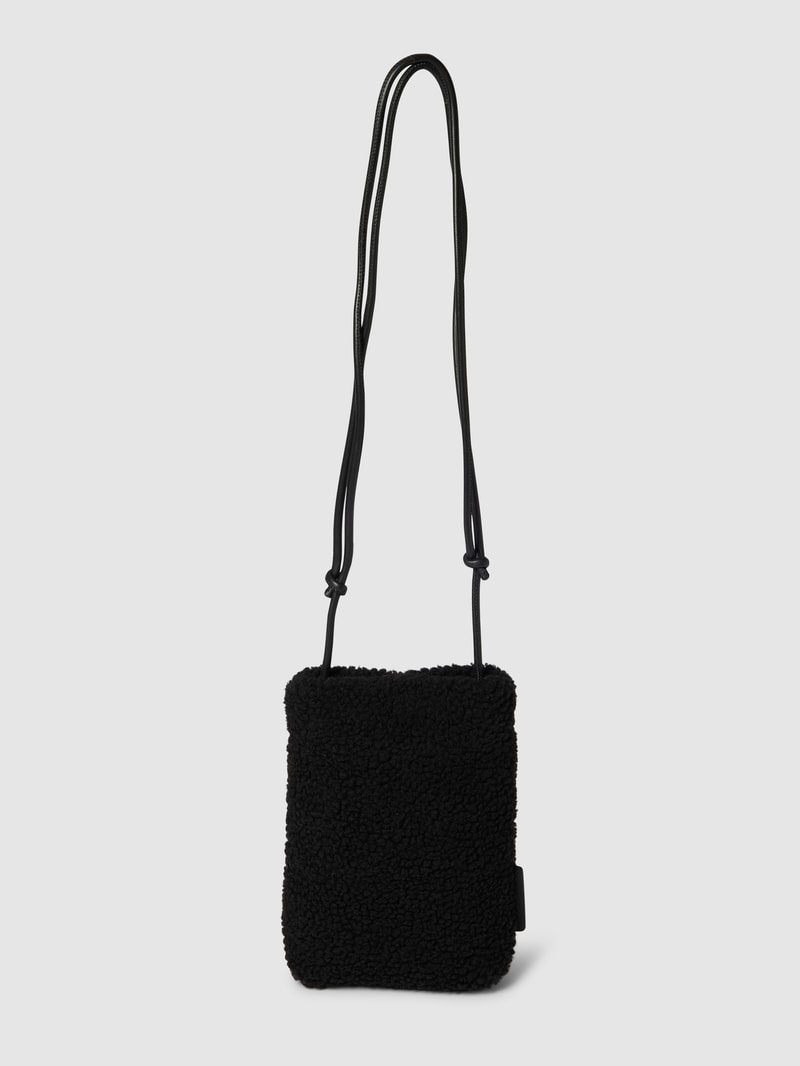 Handytasche aus Teddyfell Modell 'Filly' in schwarz