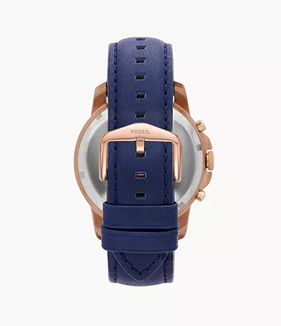 Fossil Herrenuhr Grant Leder Roségold