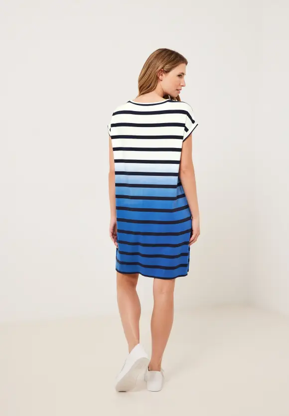 CECIL U-Boot Neck Streifenkleid