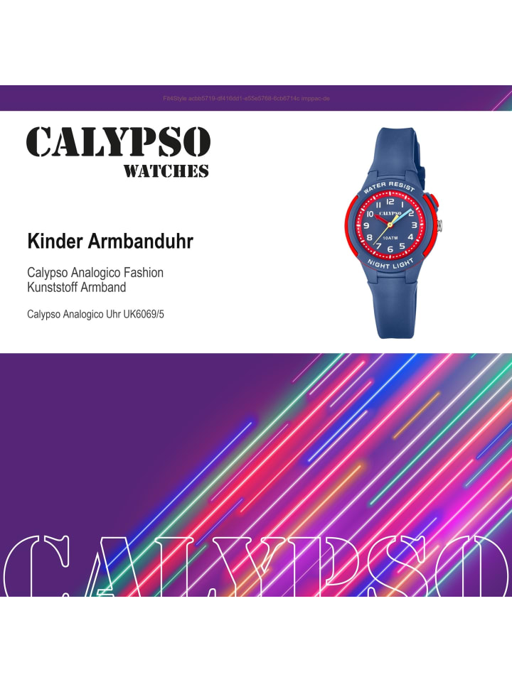 Calypso Analog-Armbanduhr Calypso Analogico dunkelblau klein (ca. 30mm) günstig kaufen onesize