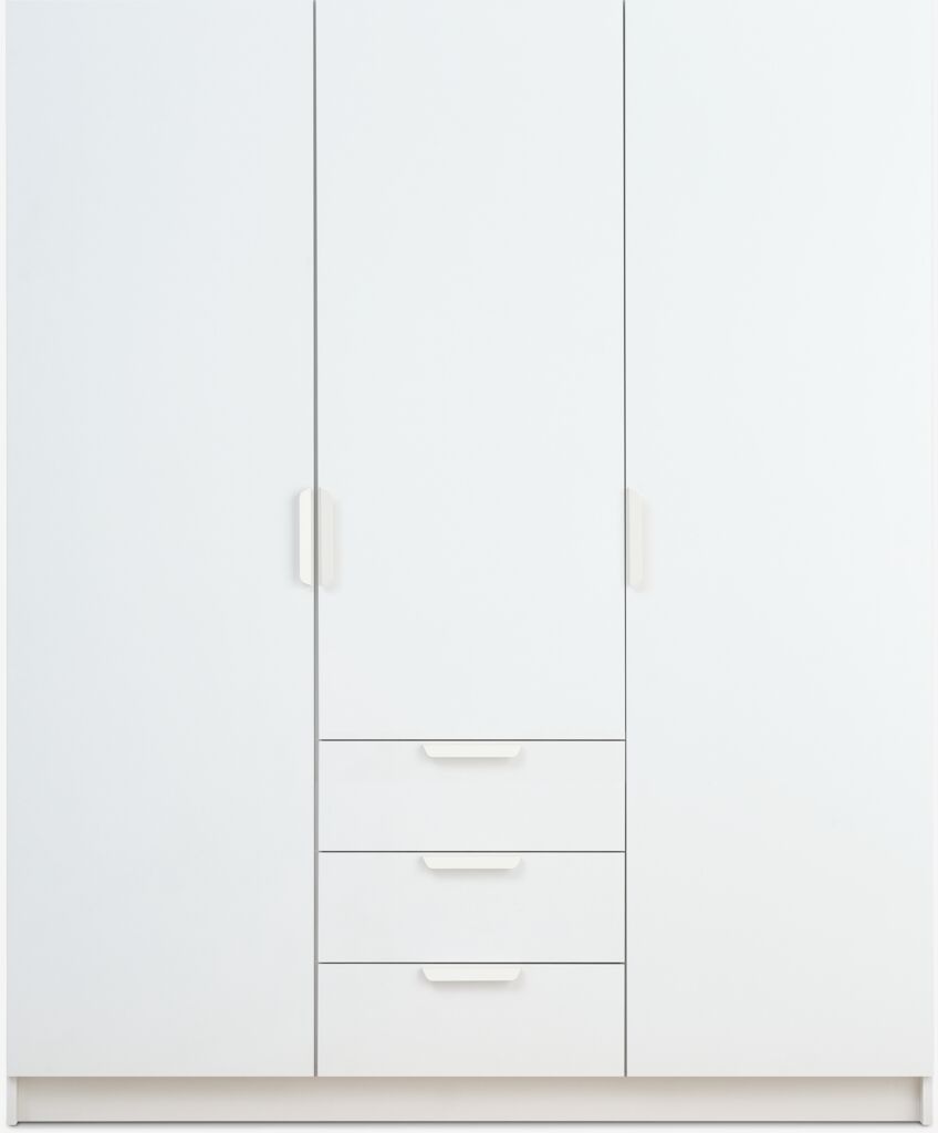 Szafka JENSLEV JENSLEV 144x176 3 drzwi 3 szuflady biała