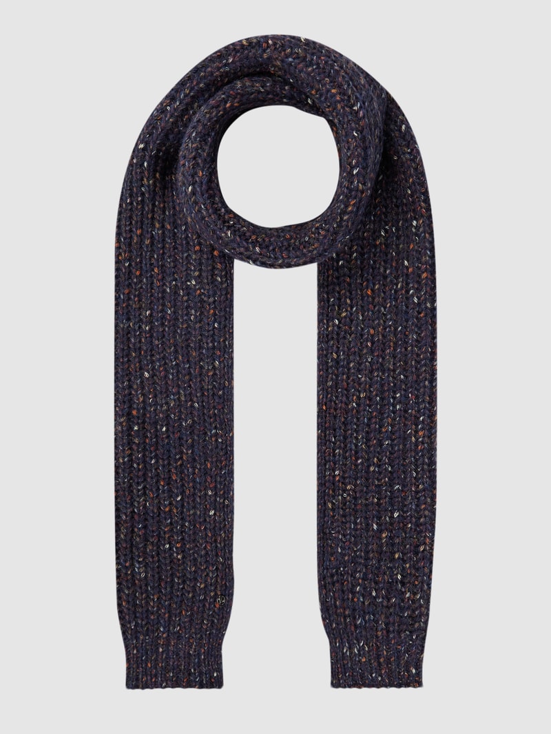 Schal mit Woll-Anteil in blau