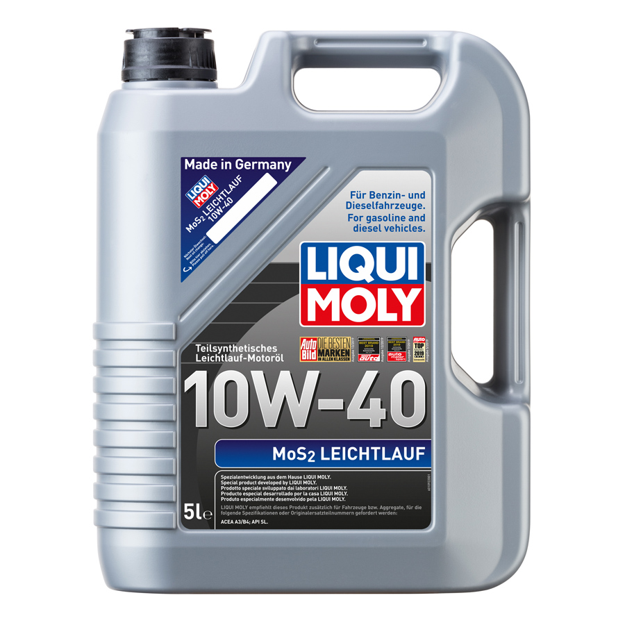 Liqui Moly Mos2 Leichtlauf 10W-40 Motoröl , 5 Liter - ATU