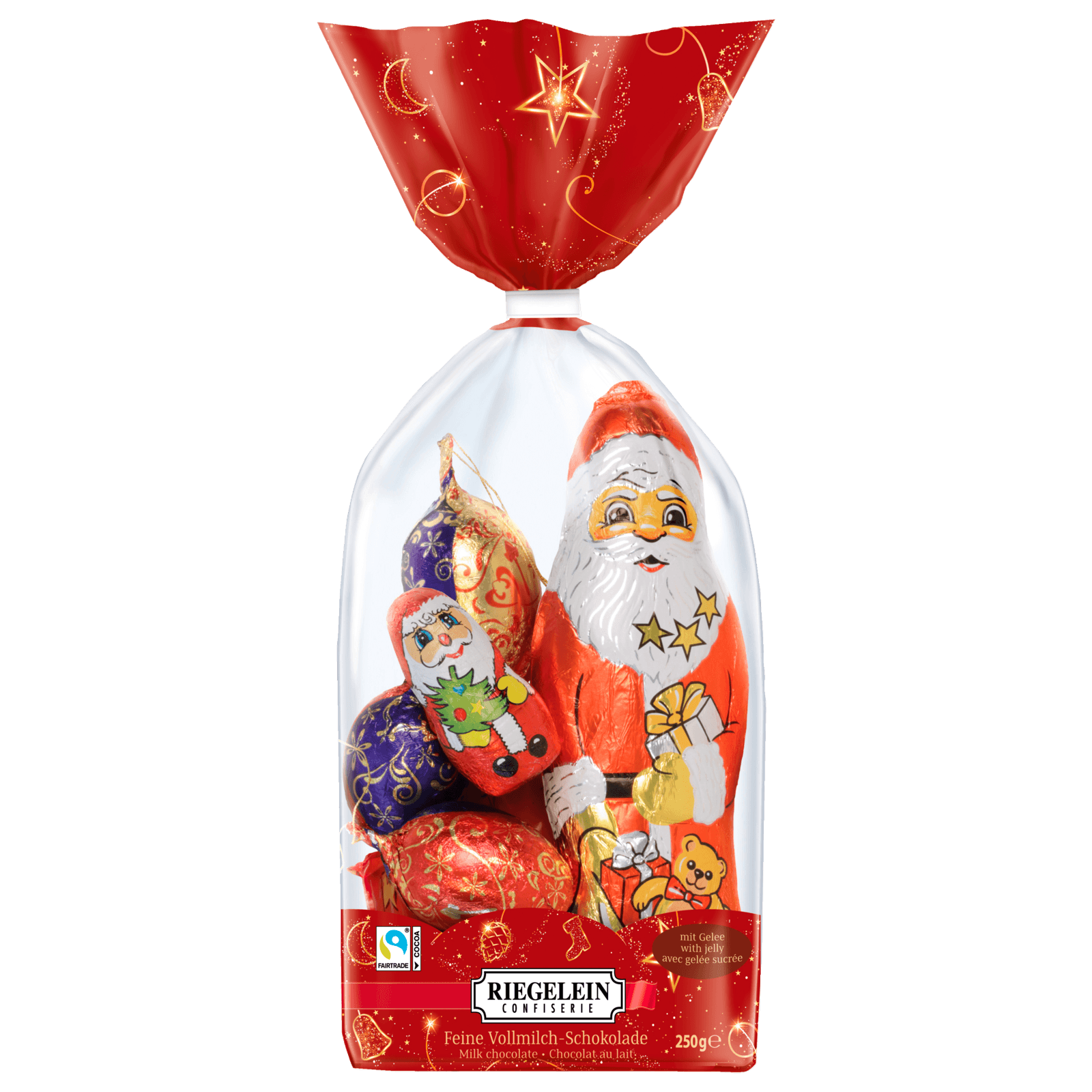 Riegelein Weihnachtsmischung feine Vollmilch Schokolade 250g