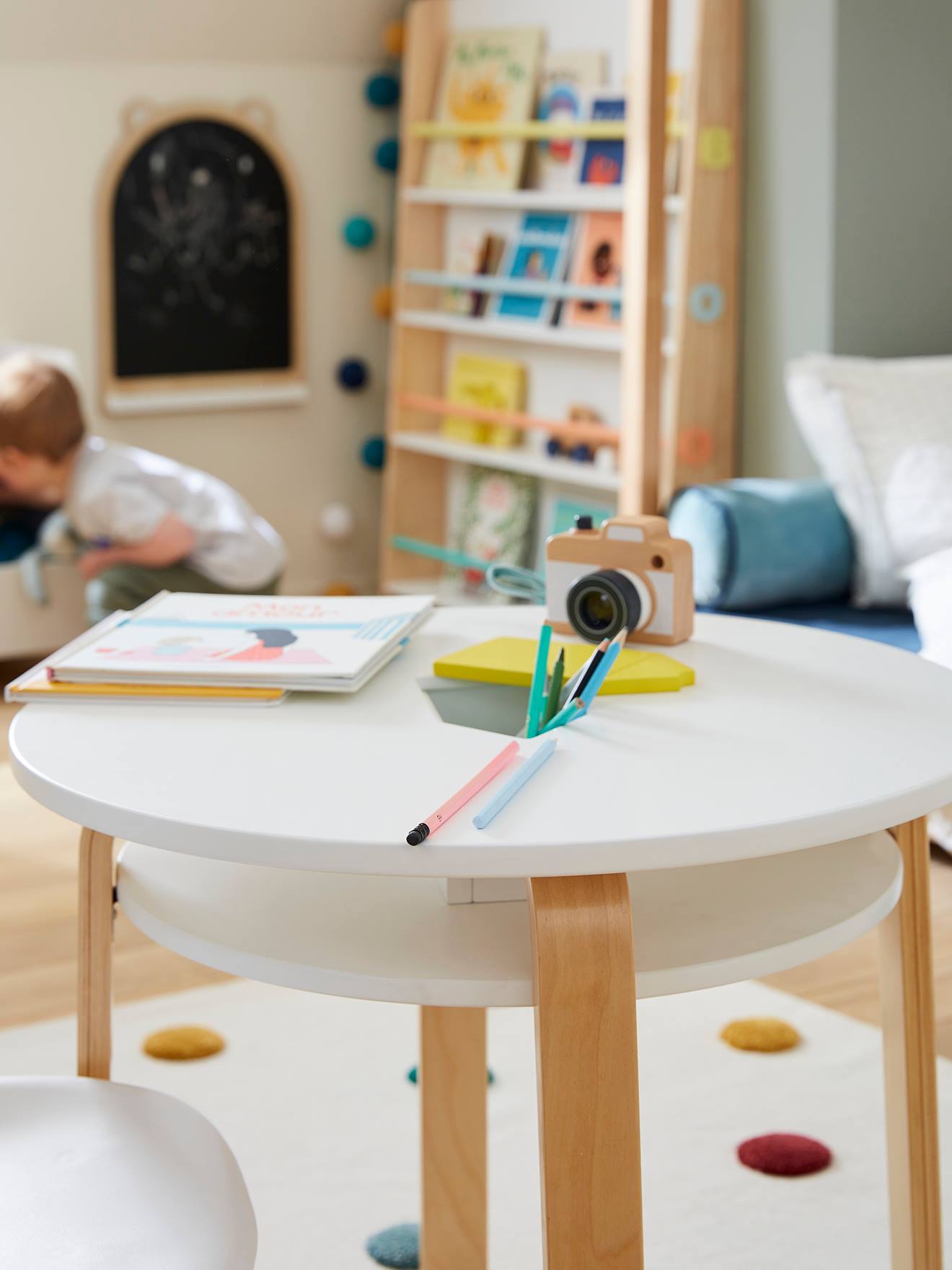 Vertbaudet Kinderzimmer Spieltisch PLAY - weiß
