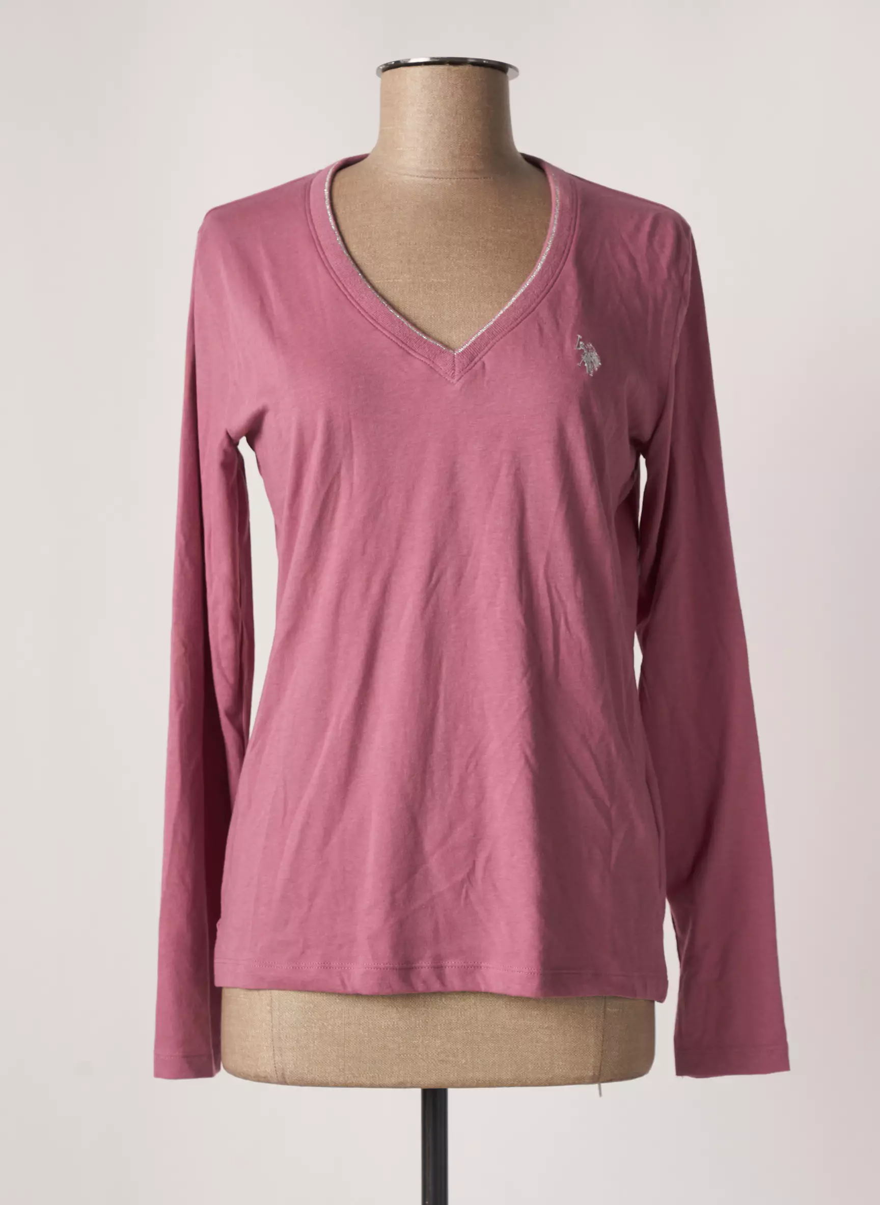 U S Polo Assn Tshirts Femme couleur violet