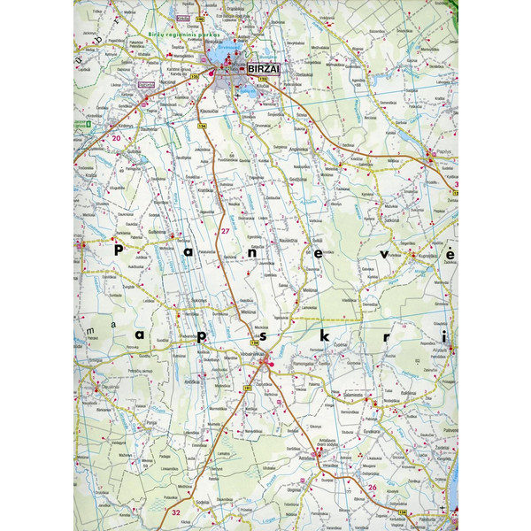 Litauen, Autokarten Set 1:150.000 - Straßenkarte