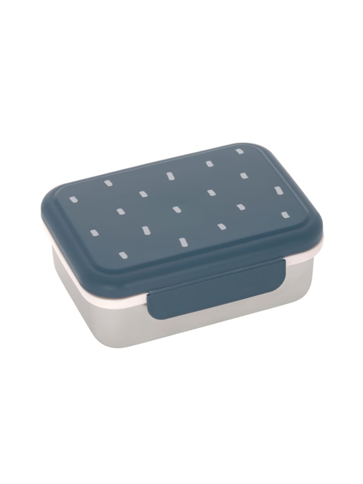 Lässig Lässig Brotdose Kinder - Edelstahl Lunchbox, Happy Prints midnight blue günstig kaufen onesize