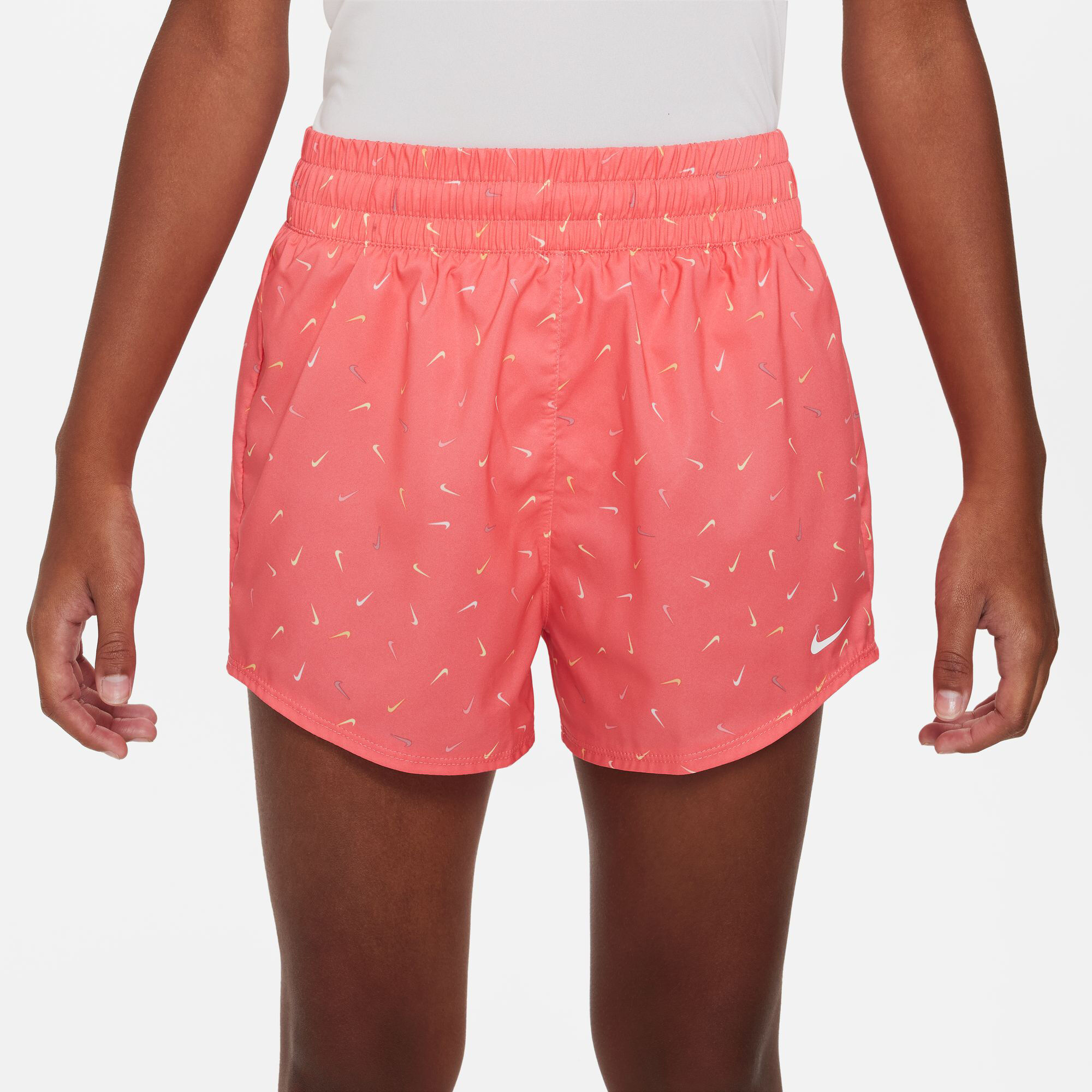 Dri-Fit Big Kids High Waisted Woven Shorts Mädchen - Koralle