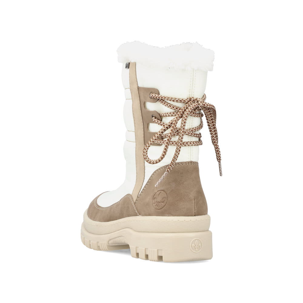 Rieker Damen Kurzstiefel altweiß