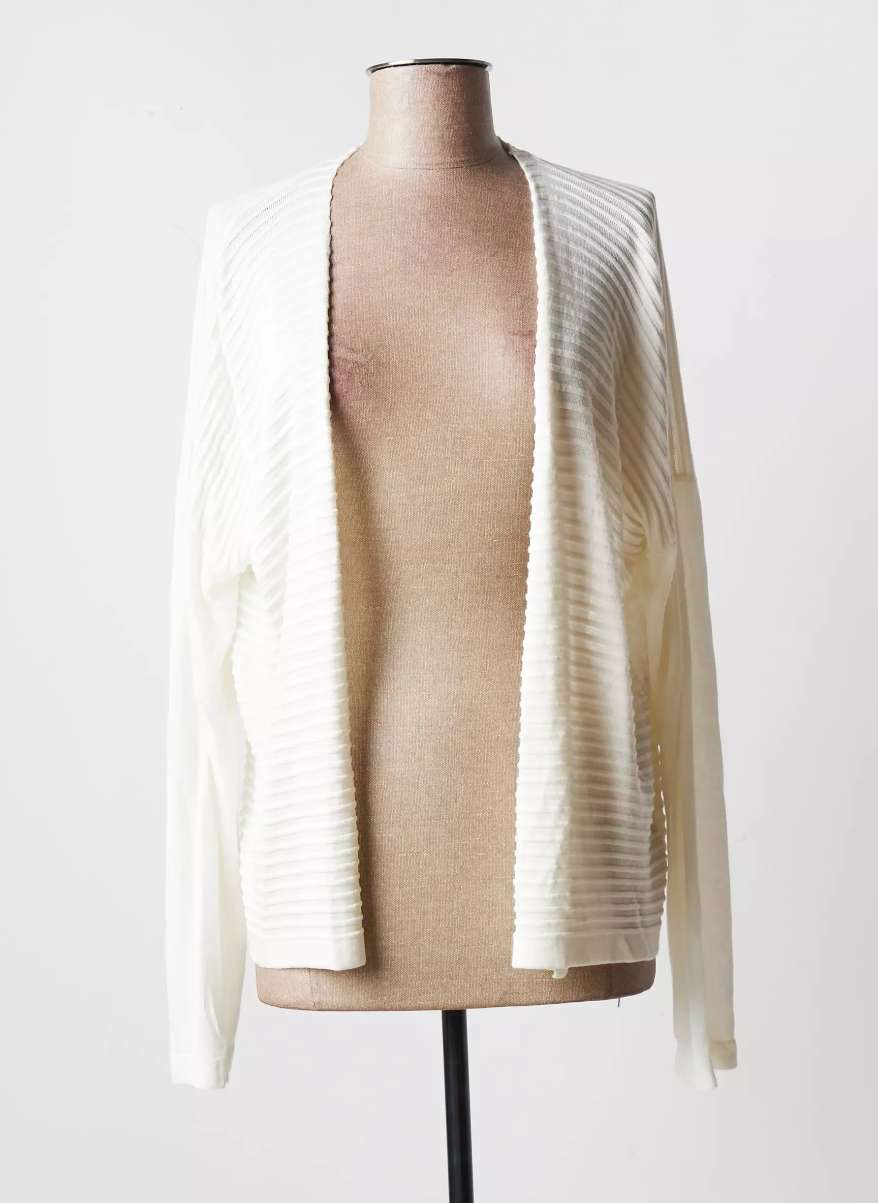 La Fee Maraboutee Cardigans Femme couleur blanc