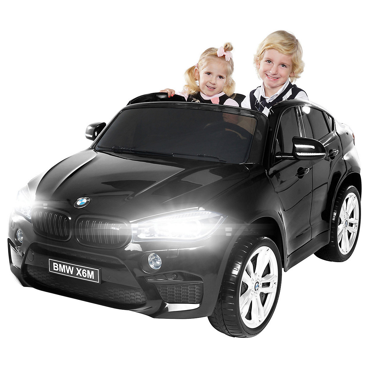 Kinder Elektroauto BMW X6 M F16 XXL Lizenziert - 2x120 Watt - Kinderauto mit Fernbedienung - Soundmodul